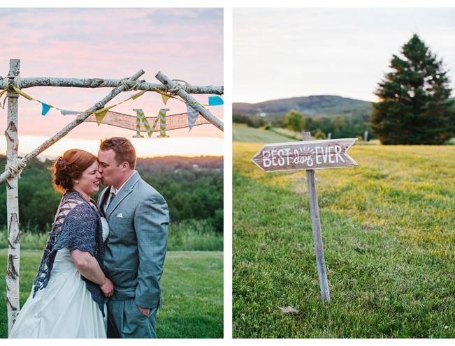 Rustic Yellow + Blue Vermont Wedding {Colette Kulig Photography} 28