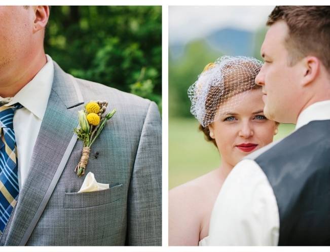 Rustic Yellow + Blue Vermont Wedding {Colette Kulig Photography} 7