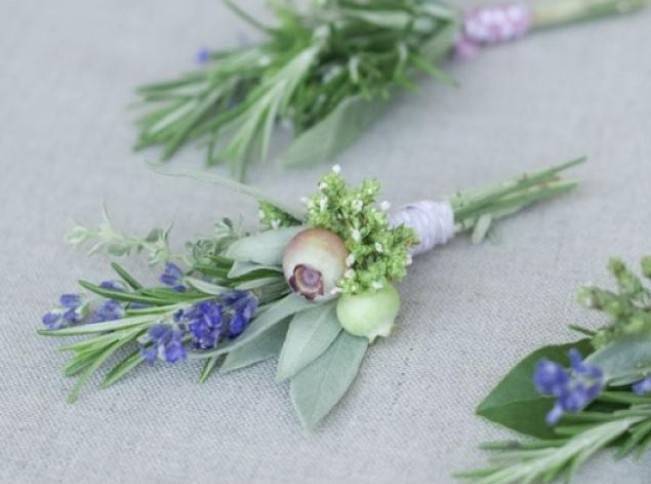 Wedding Flower Inspiration - Fresh Herbs 9
