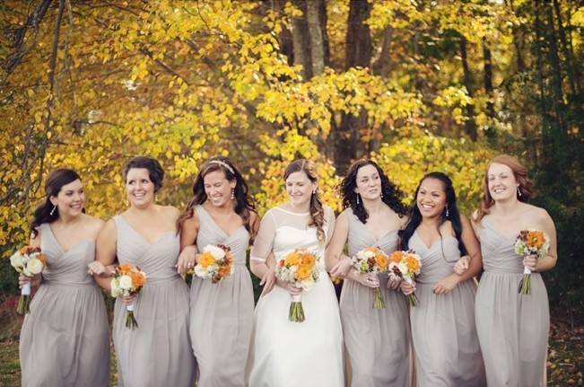 Orange and Gray Autumn Vineyard Wedding {Audra Wrisley Photography} 7