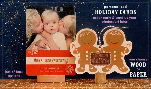 Night Owl Paper Goods’ 2014 Personalized Holiday Cards
