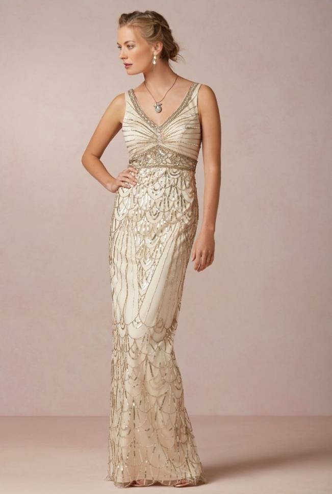 Gold Wedding Dress Inspiration 9