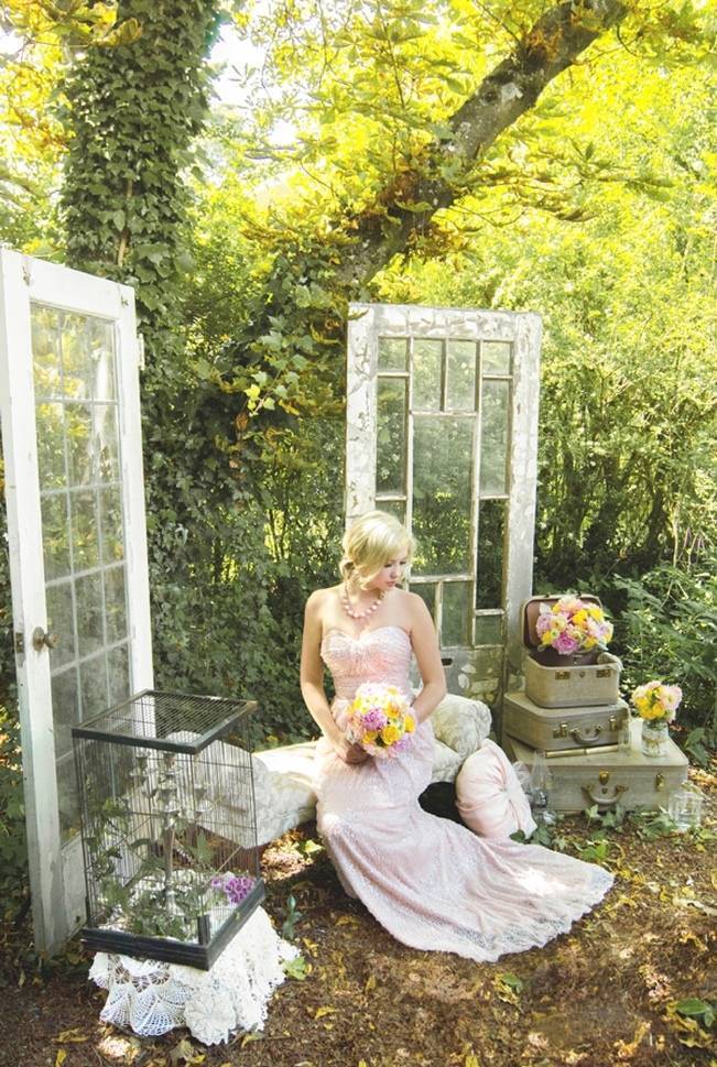 Pink + Yellow Whimsical Country Garden Styled Shoot {L’Estelle Photography} 6