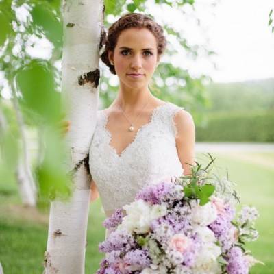 Lilac + Lace Country Chic Wedding Inspiration {The Light + Color}