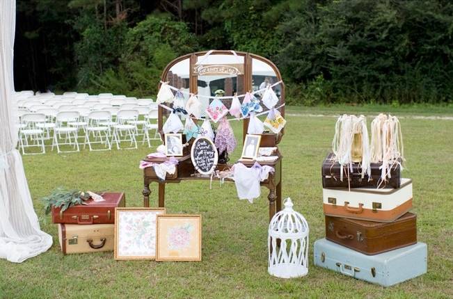 Southern Vintage Outdoor Wedding {Casey Rose Photography} 10