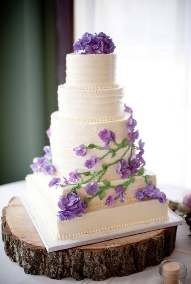 Prettiest Purple Cakes 11 - rustic-green-purple-wedding-from-garden-party