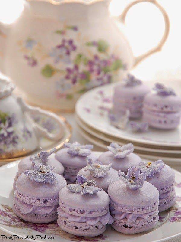 Prettiest Purple Cakes 13 - french lavender violet macarons