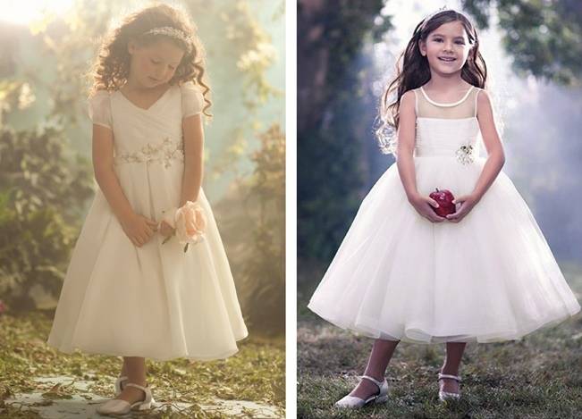 Aldred Angelo sleeping beauty and snow white inspired flower girl dresses