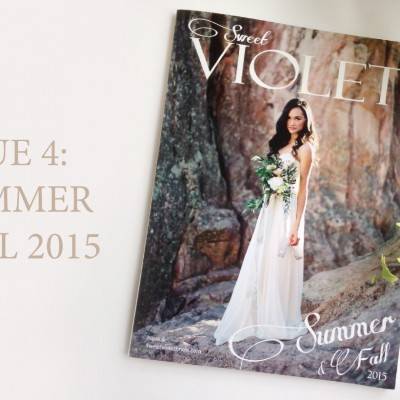 Sweet Violet Bride Magazine – Issue 4 is Now Available!