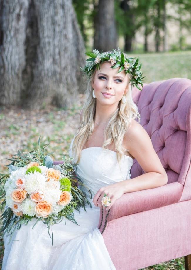 Peach + Blush Garden Wedding Inspiration {Shelly Taylor Photography} 1