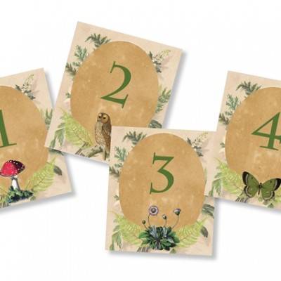 Woodland Table Numbers: Free Wedding Printable 63