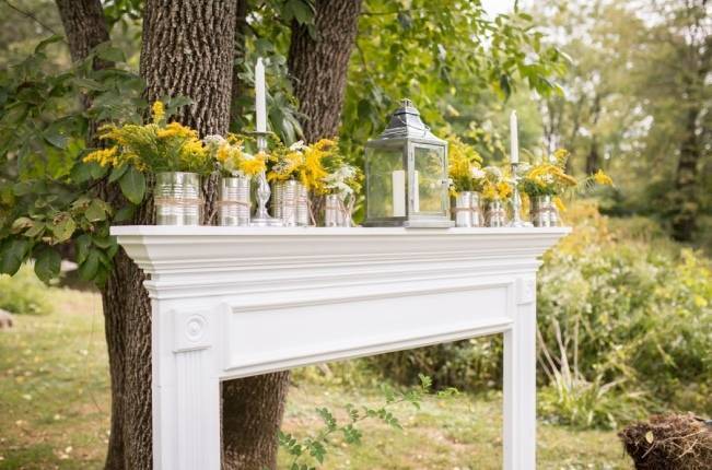 Rustic Outdoor Yellow and Grey Wedding {Idalia Photography} 16