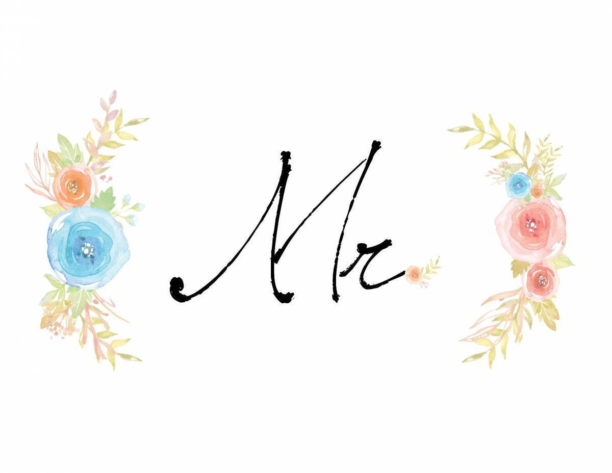 Floral Wedding Sign Sets – Free Printable – Mr