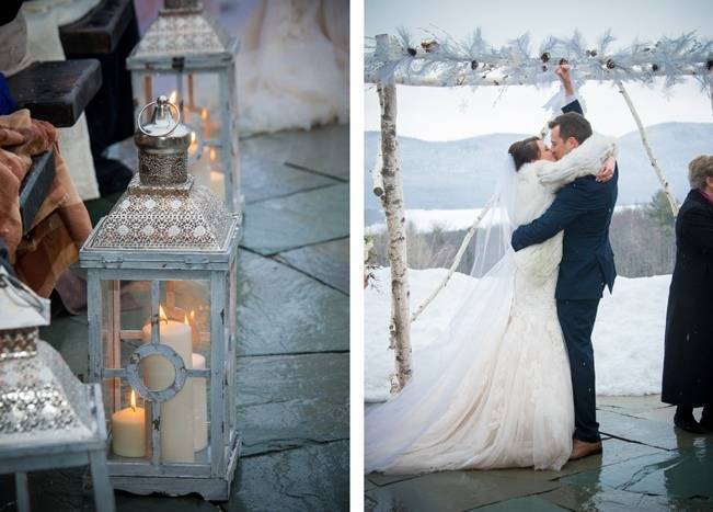 Snowy Winter Wedding in Vermont {Kathleen Landwehrle Photography} 15