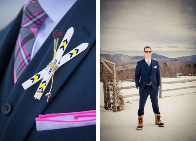 Snowy Winter Wedding in Vermont {Kathleen Landwehrle Photography} 4