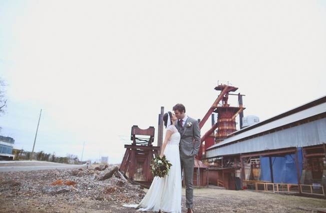 Artsy Industrial Wedding with Rustic + Vintage Details {j.woodbery photography} 15