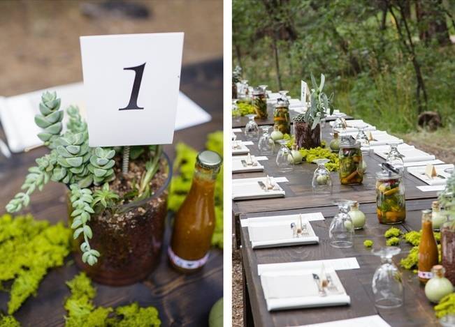 Colorado Mountain Wedding with Farm Table Reception 12