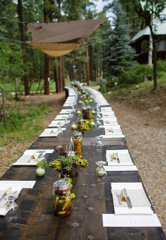 Colorado Mountain Wedding with Farm Table Reception 14