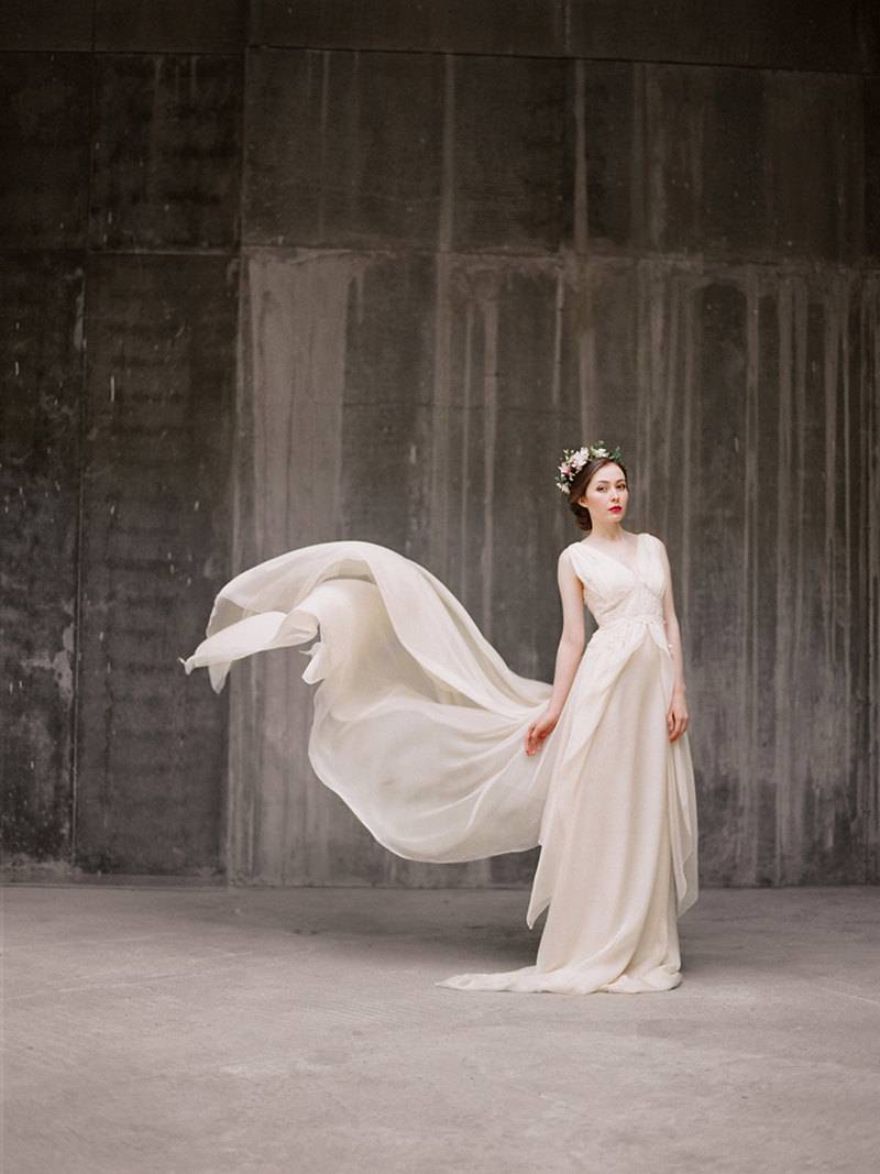 Zlata Gown - $790 Milamirabridal.etsy.com