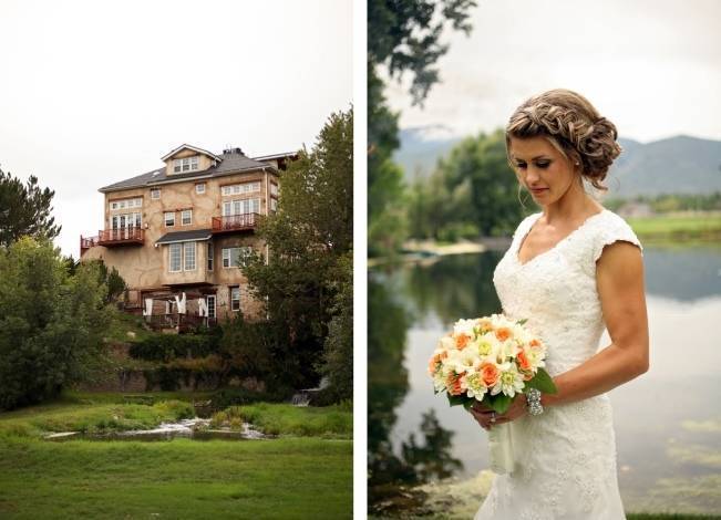 Coral + Sweet Mint Summertime Ranch Wedding Reception 4