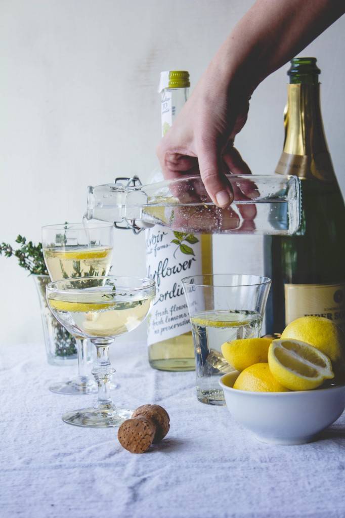 ELDERFLOWER AND THYME COCKTAIL