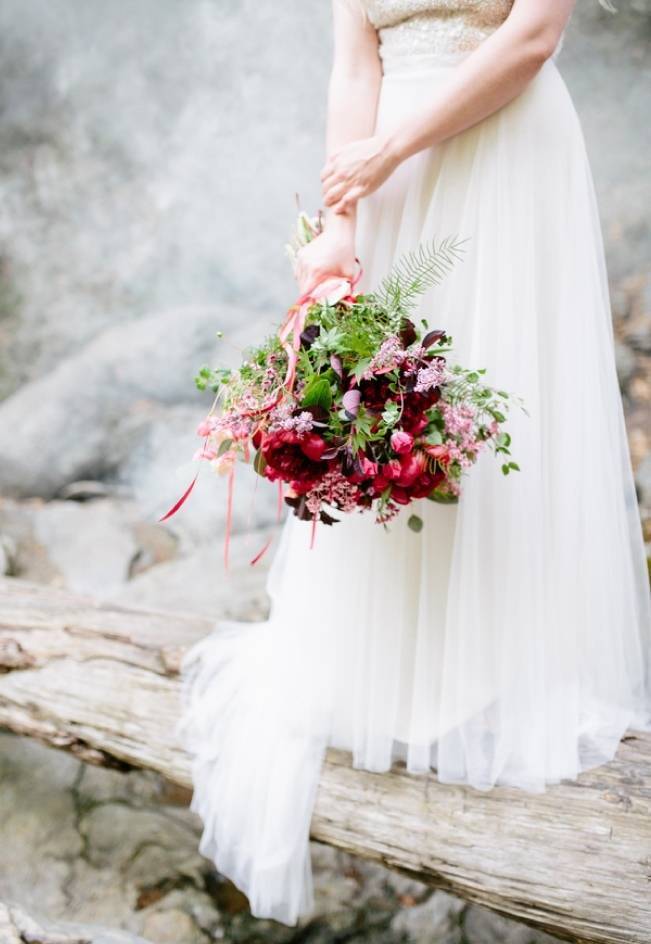 Styled Vermont Waterfall Elopement 2