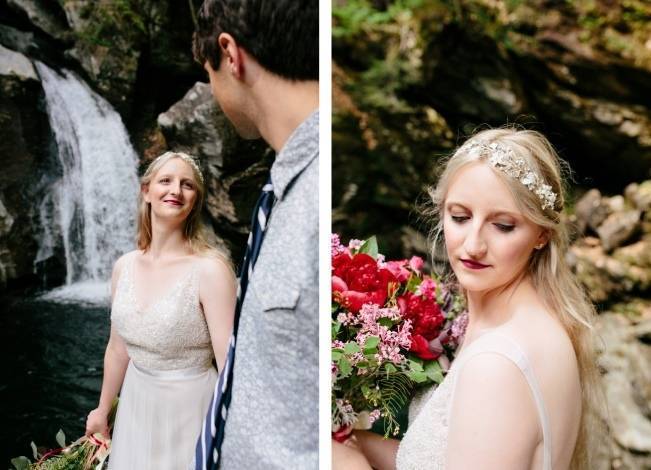 Styled Vermont Waterfall Elopement 4