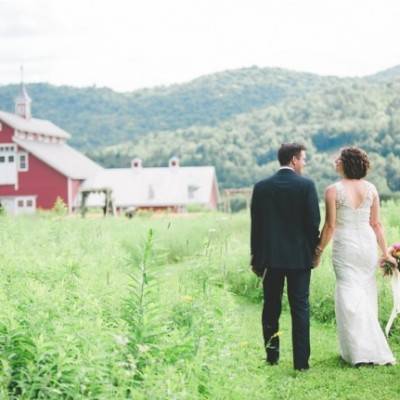 Romantic Vermont Wedding at West Monitor Barn