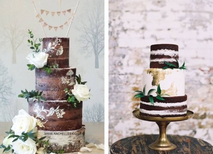 17 Deliciously Chocolatey Wedding Cakes 57