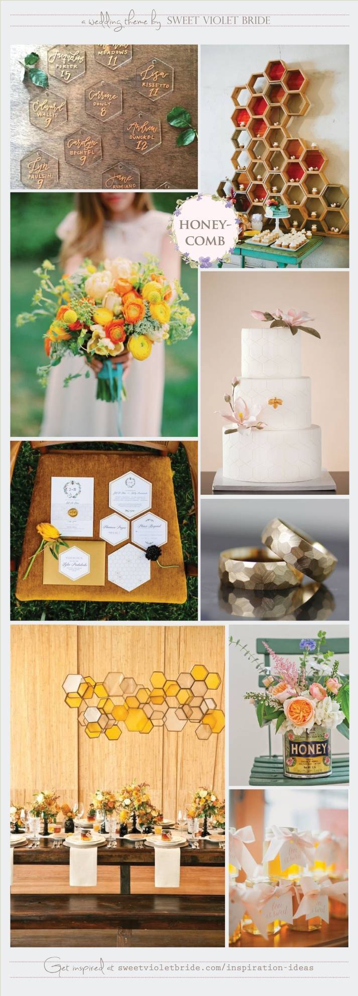 Wedding Inspiration Board #33: Honeycomb 5