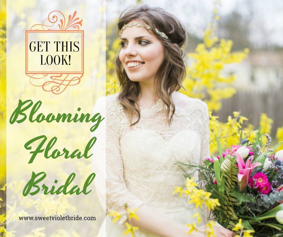 Get This Look: Blooming Floral Bridal 1