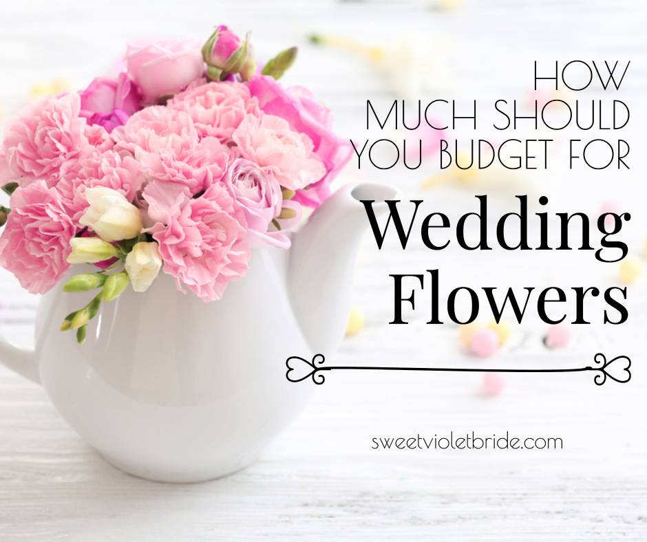 How much should I budget for flowers for my wedding day 25