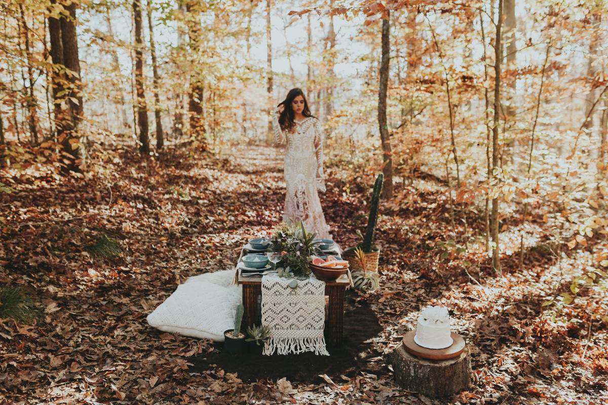 Epic Forest Wedding Ceremony Ideas 29