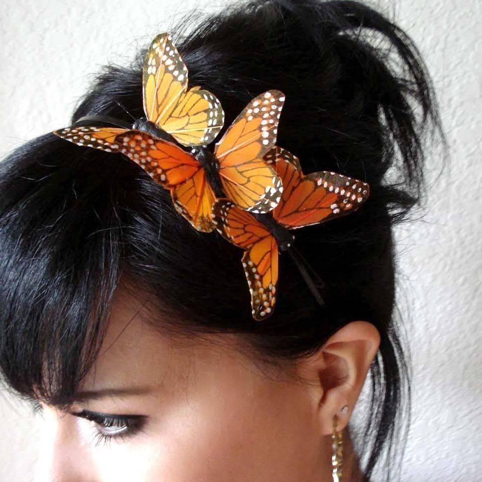 Download Beautiful Butterfly Hair Accessories: 4 Ideas