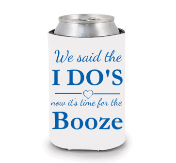 We Said the I Do's Wedding Koozie