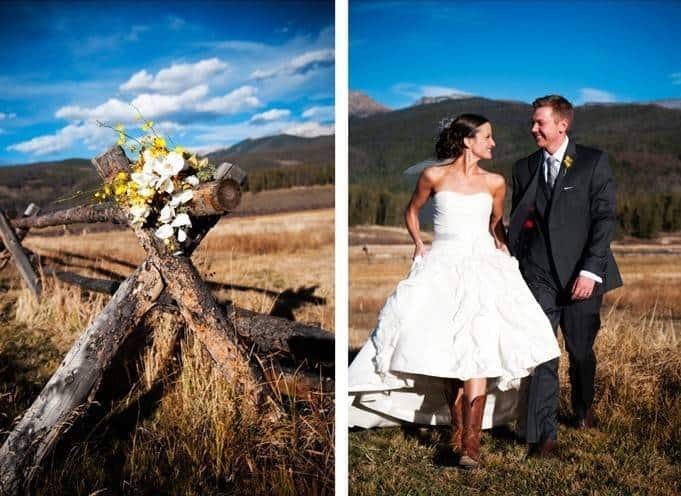 cowboy boots with wedding dress