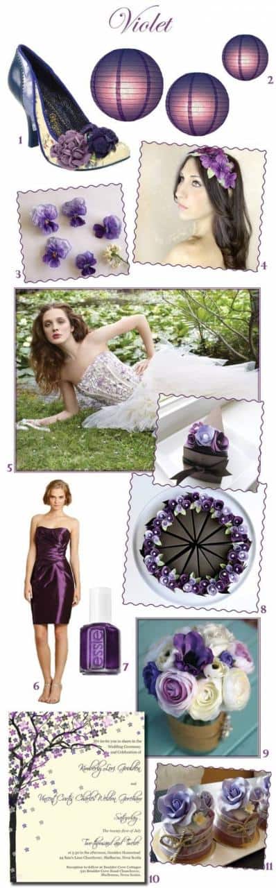 Violet Wedding Inspiration 5