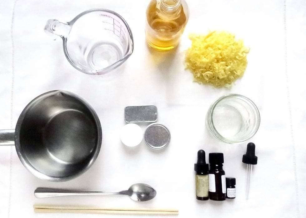 materials for making solid perfume